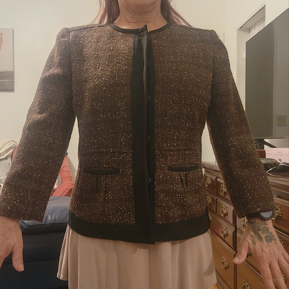 Tahari Tweed Blazer